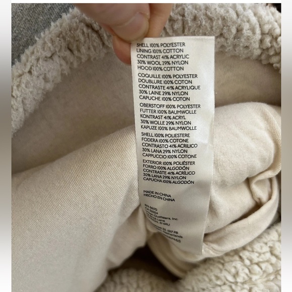 Free People In The Clouds Cardi Fleece Zip Up Hoodie Jacket Size XL - Picture 16 of 16